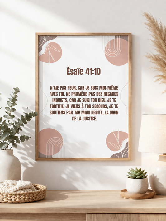 Affiche Ésaïe 41:10