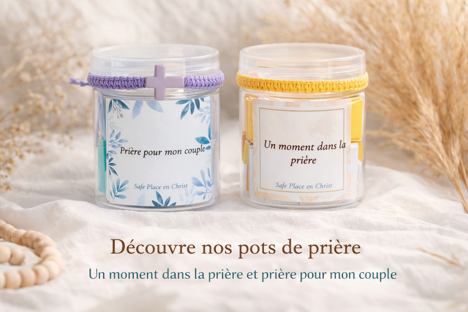 Pots à sujets de prières