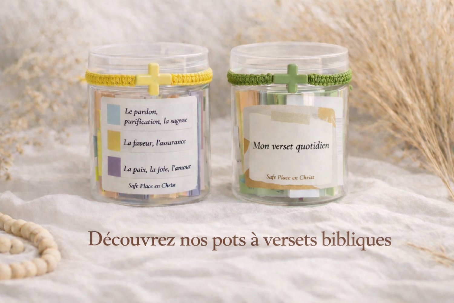 Pots à versets bibliques