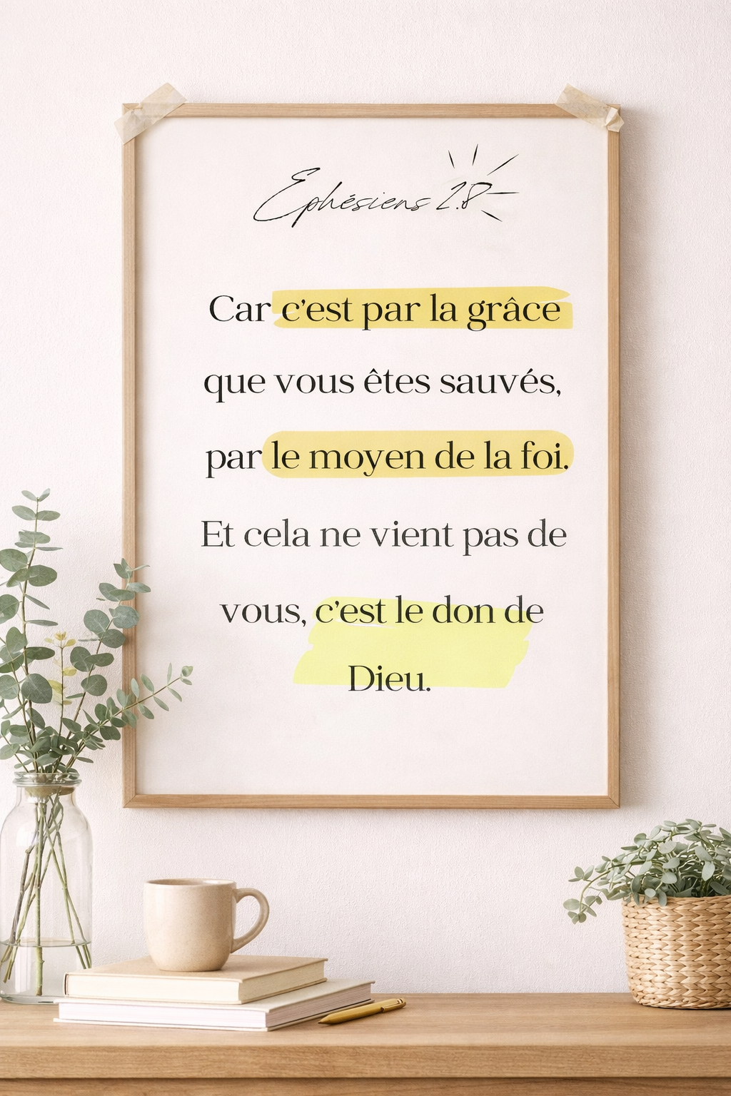 Affiche Éphésiens 2:8