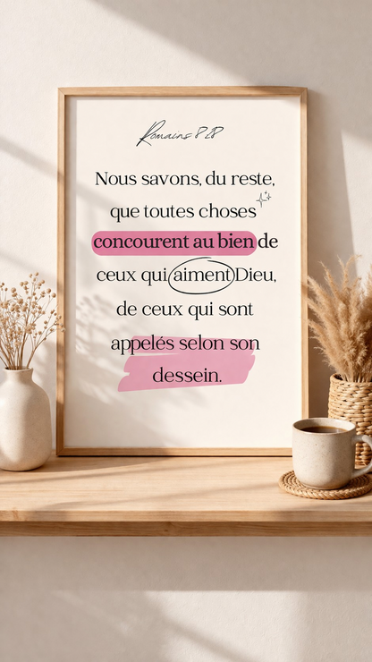 Affiche Romains 8:28
