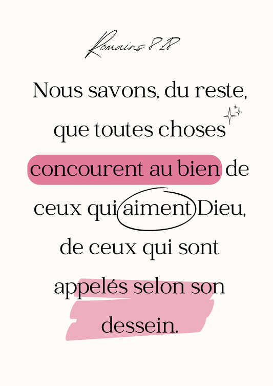 Affiche Romains 8:28