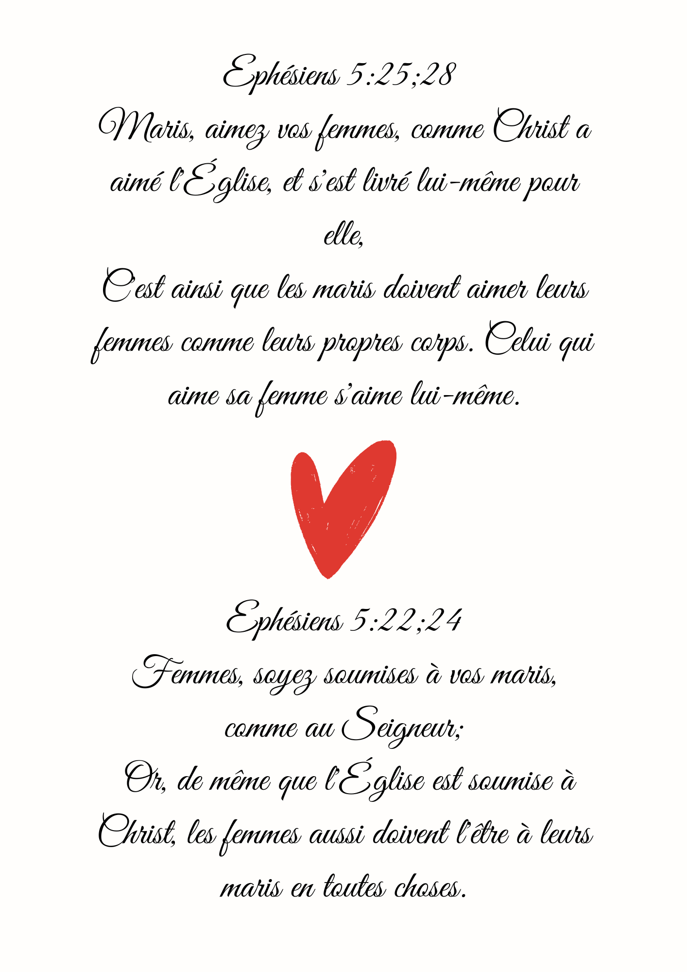 Affiche Éphésiens 5:22-28