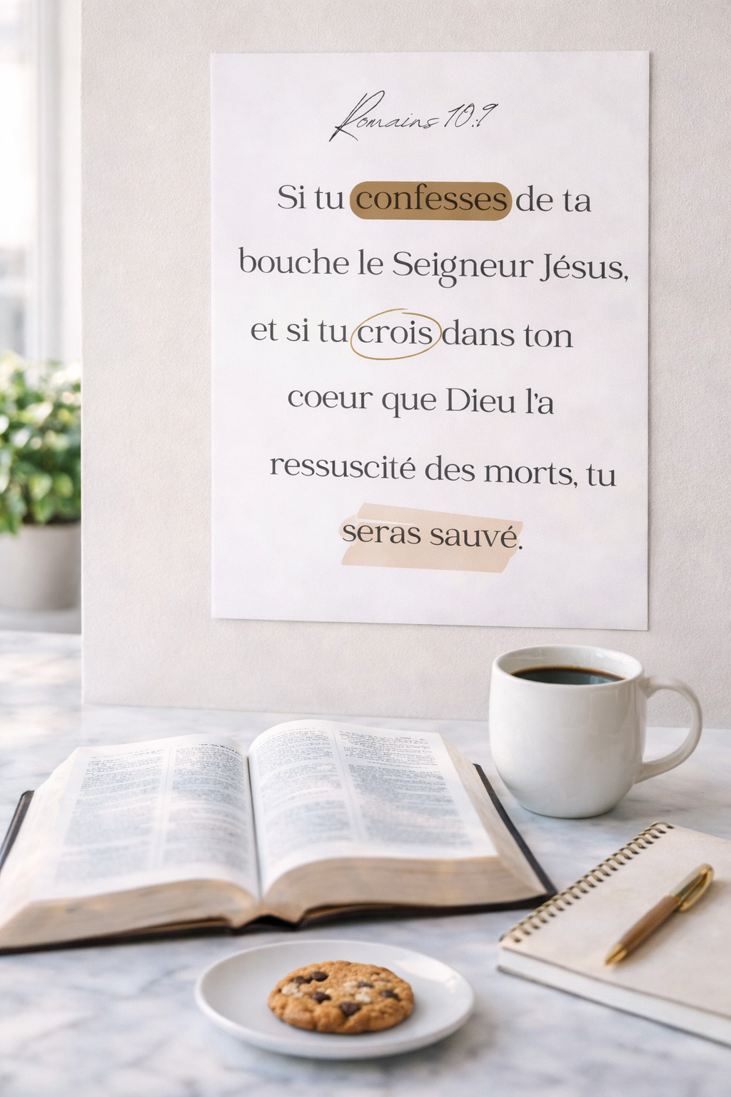 Affiche Romains 10:9