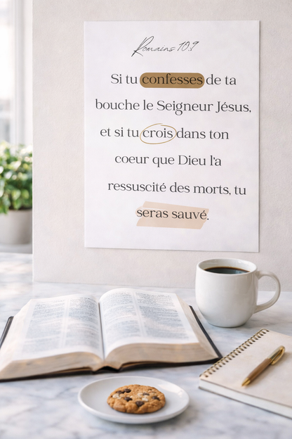 Affiche Romains 10:9