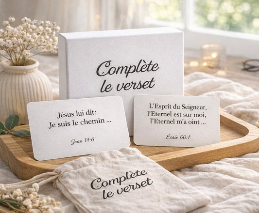 Complète le verset - Jeu de cartes