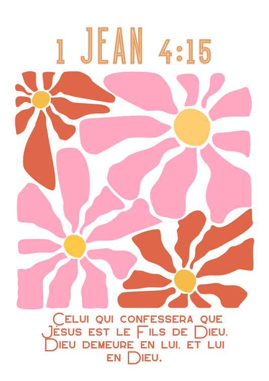 Affiche 1 Jean 4:15
